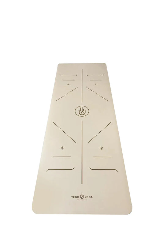 Tapete / Mat de Yoga con Alineación Arena