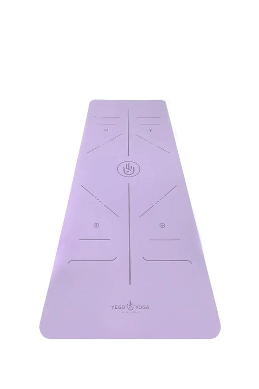 Tapete / Mat de Yoga con Alineación Lavanda