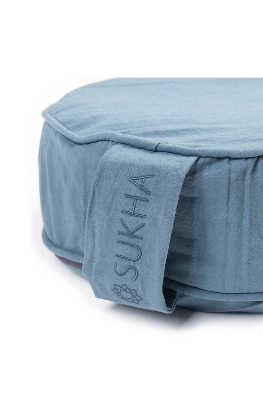 Zafu para Yoga Azul Sukha