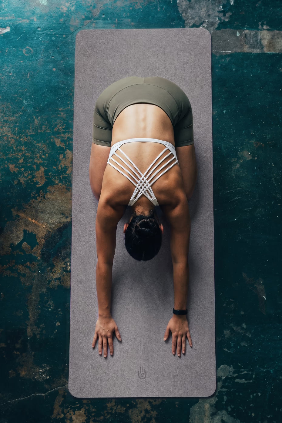 Tapete de Yoga y Pilates de Viaje Color Gris