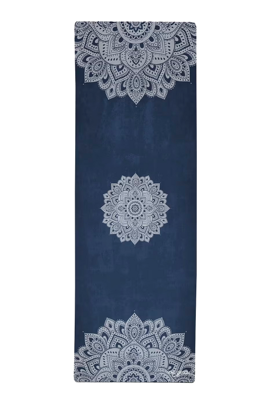Tapete / Mat de Yoga Azul Marino con Mandala