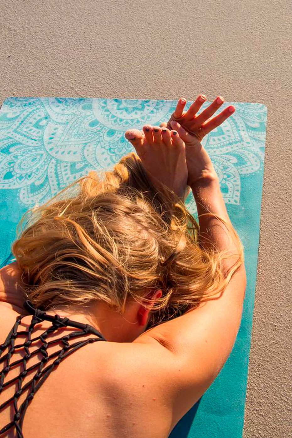 Tapete / Mat de Yoga Aqua con Mandala