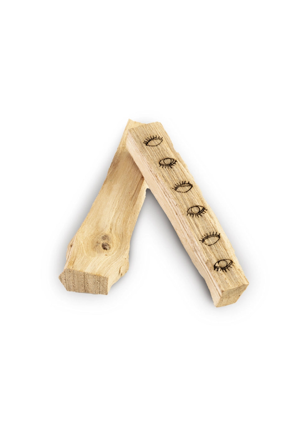 Palo Santo Con Una Pieza Grabada Ojo