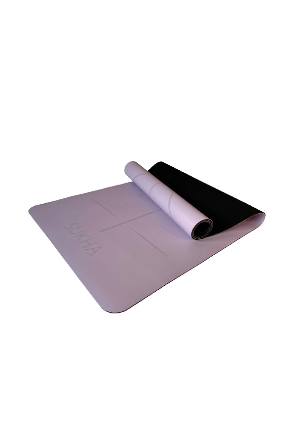 Tapete / Mat de Yoga con alineación Sukha Morado