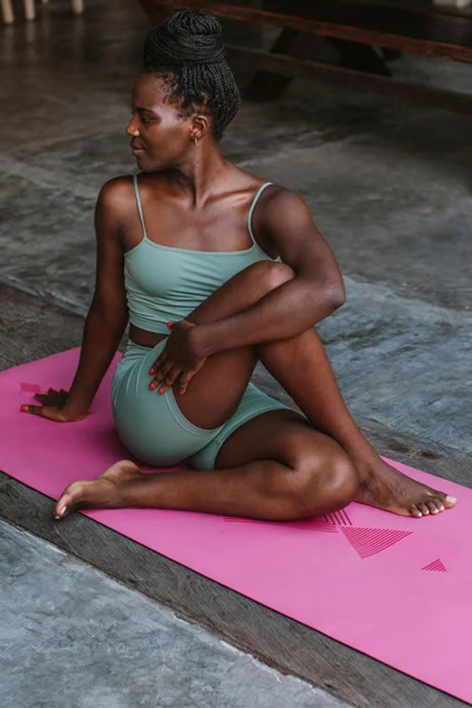 Tapete / Mat para Yoga Infinity Rosa