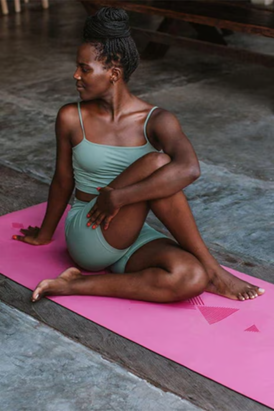 Tapete / Mat para Yoga Infinity Rosa
