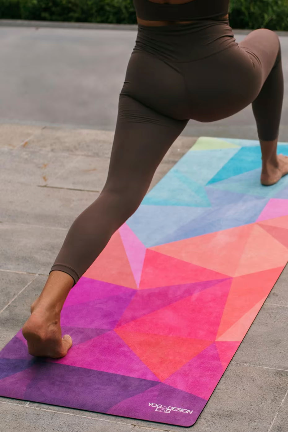 Tapete / Mat de Yoga Multicolor Geométrico