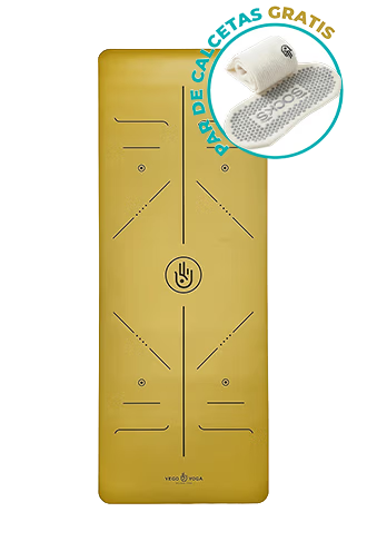 Tapete / Mat de Yoga con Alineación Bronce