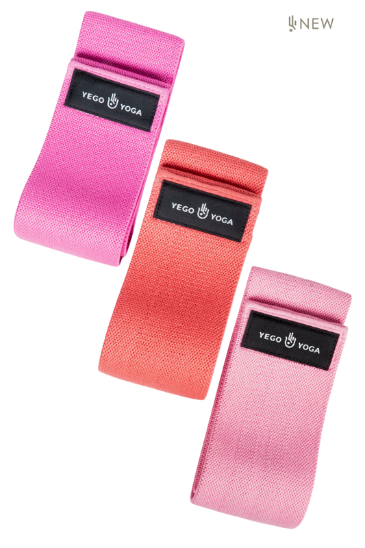 Bandas de Resistencia Rosa Set de 3 pzas