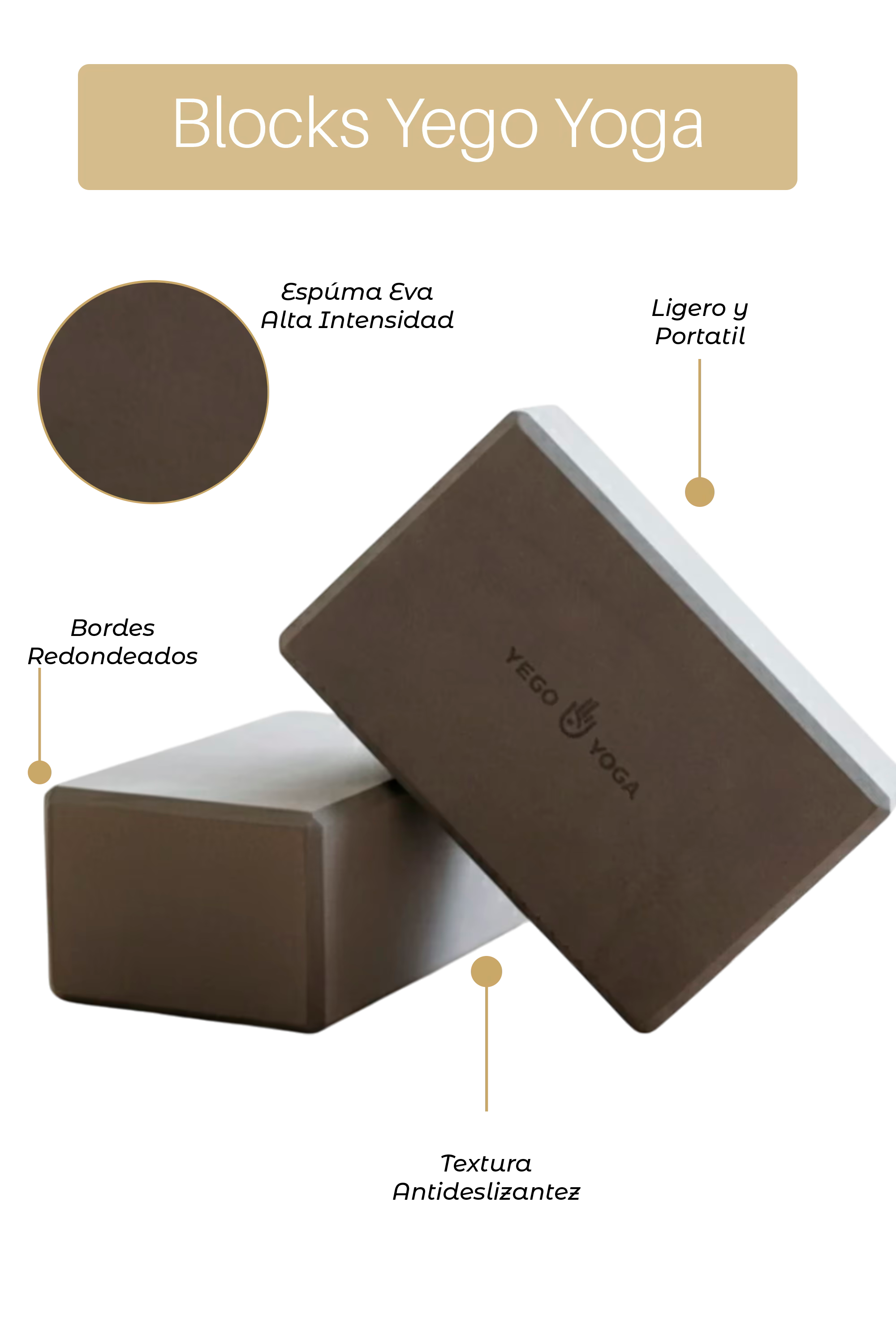 Par de Bloques / Blocks de Yoga