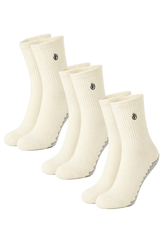 Paquete de 3 Pares de Calcetines Antiderrapantes