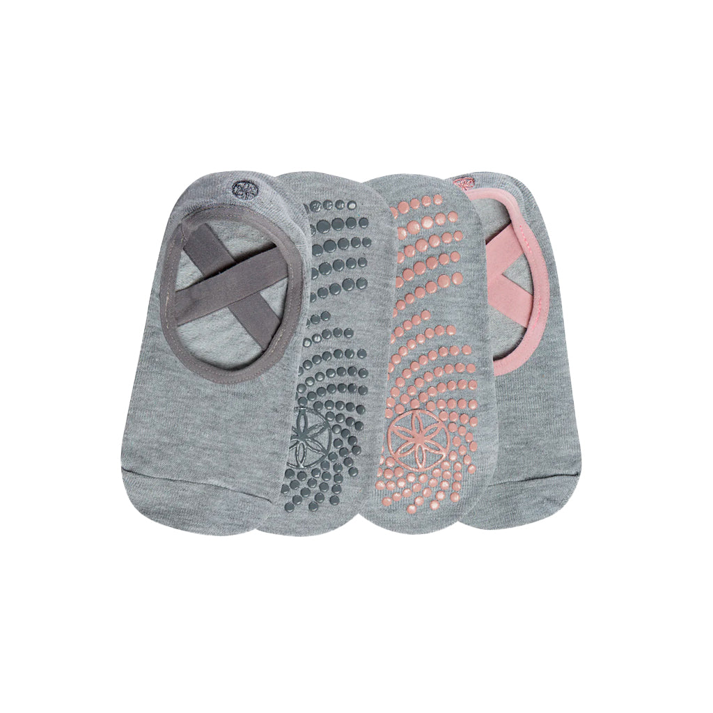 Paquete De 2 Calcetines Grippy Yoga-Barre Folkstone