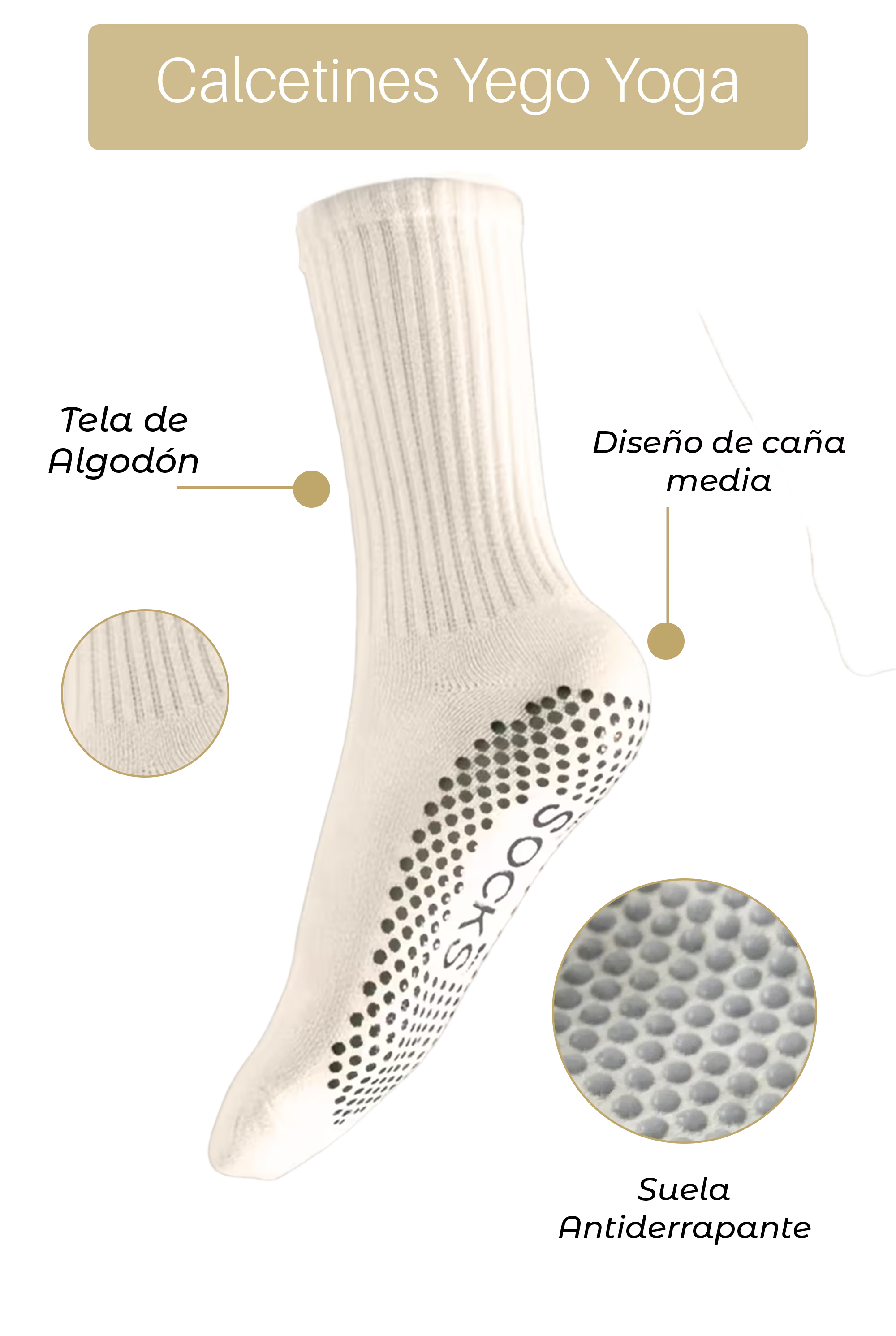Par de calcetines antiderrapantes