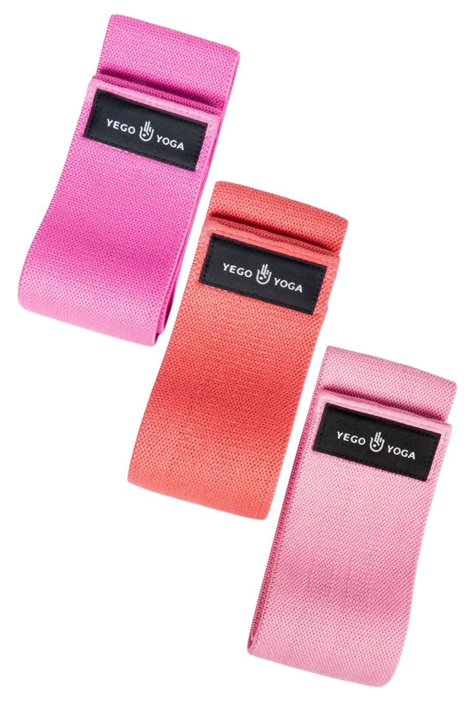 Bandas de Resistencia Rosa Set de 3 pzas