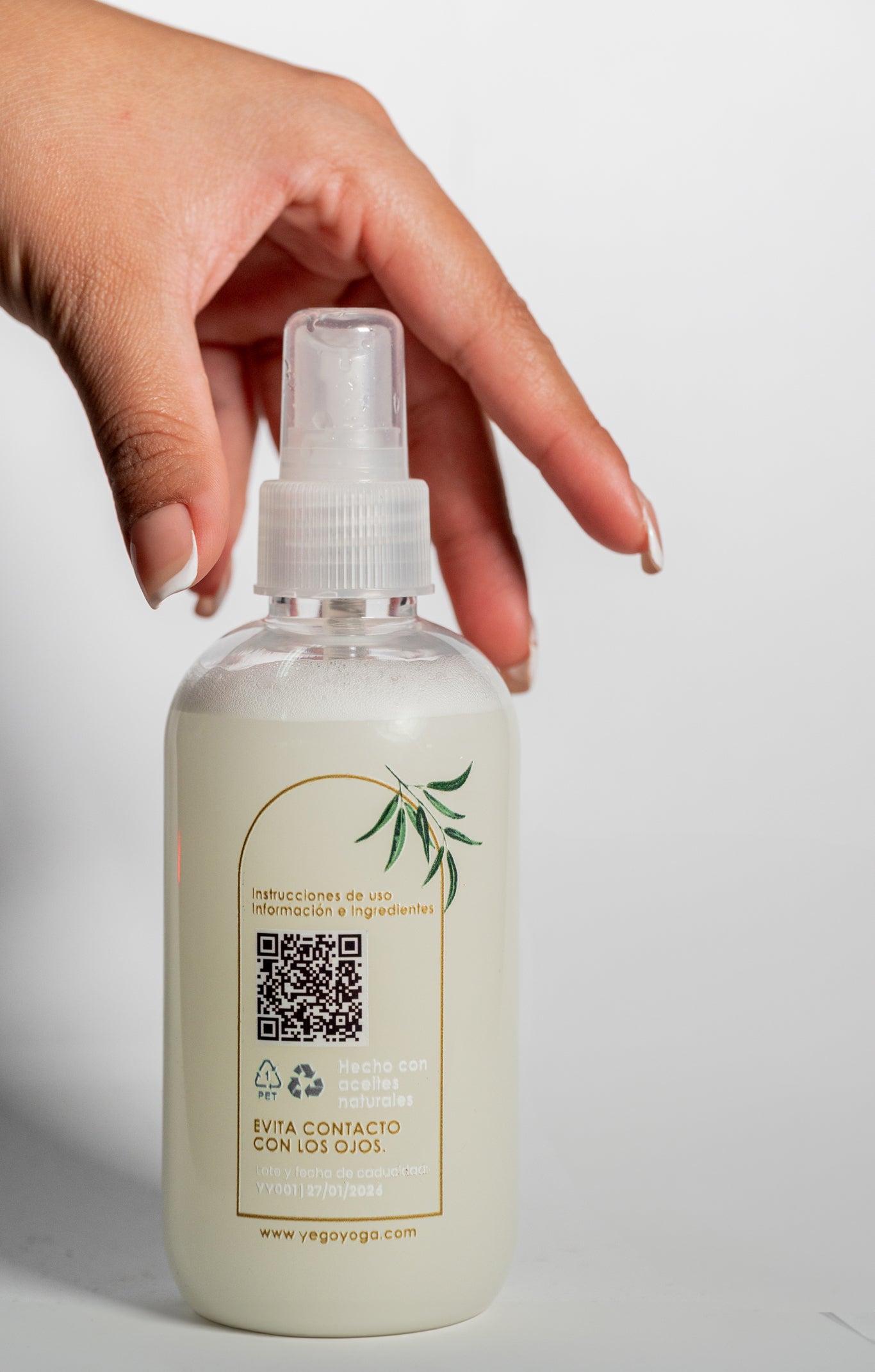 Limpiador con esencia de Eucalipto para mat de Yoga