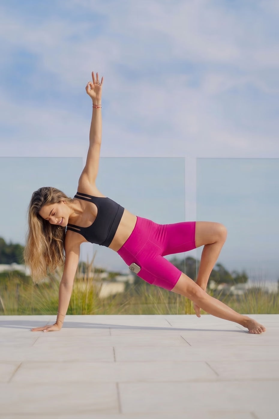 Biker Short Magenta Yego Yoga