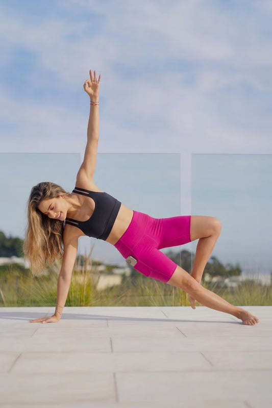 Biker Short Magenta Yego Yoga