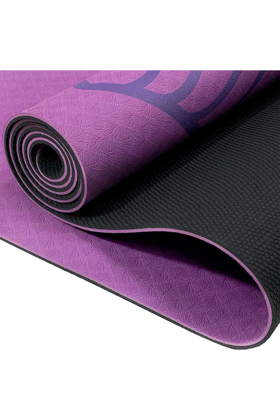 Tapete / Mat de Yoga Lite Morado Con Mandala