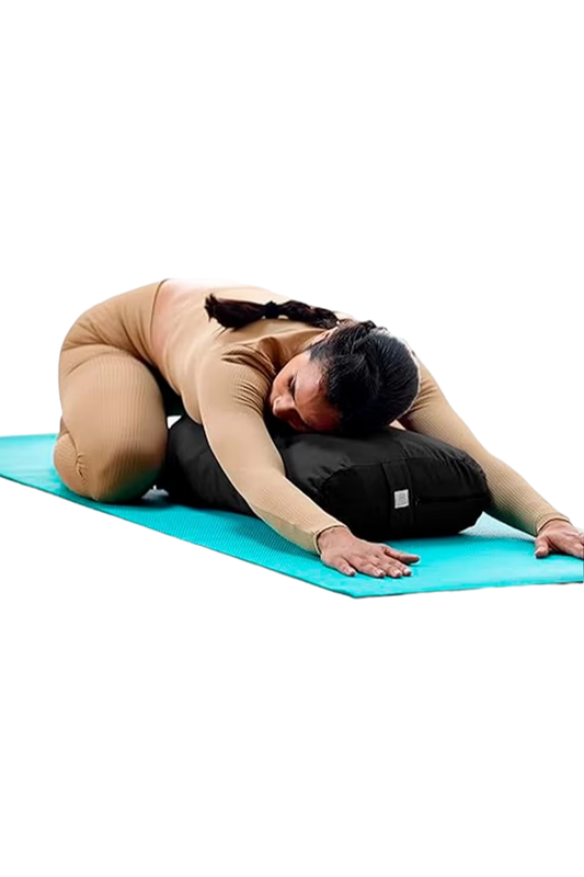 Rectangular Bolster Para Yoga Negro Gaiam