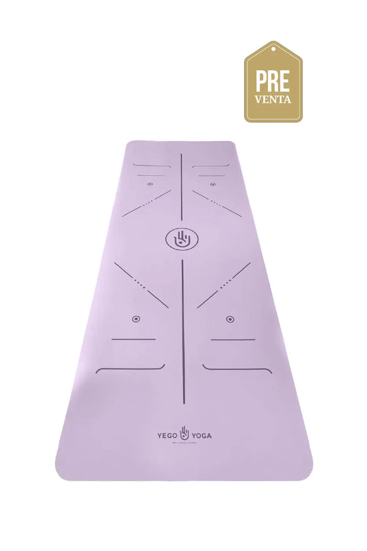 Tapete / Mat de Yoga con Alineación Lavanda