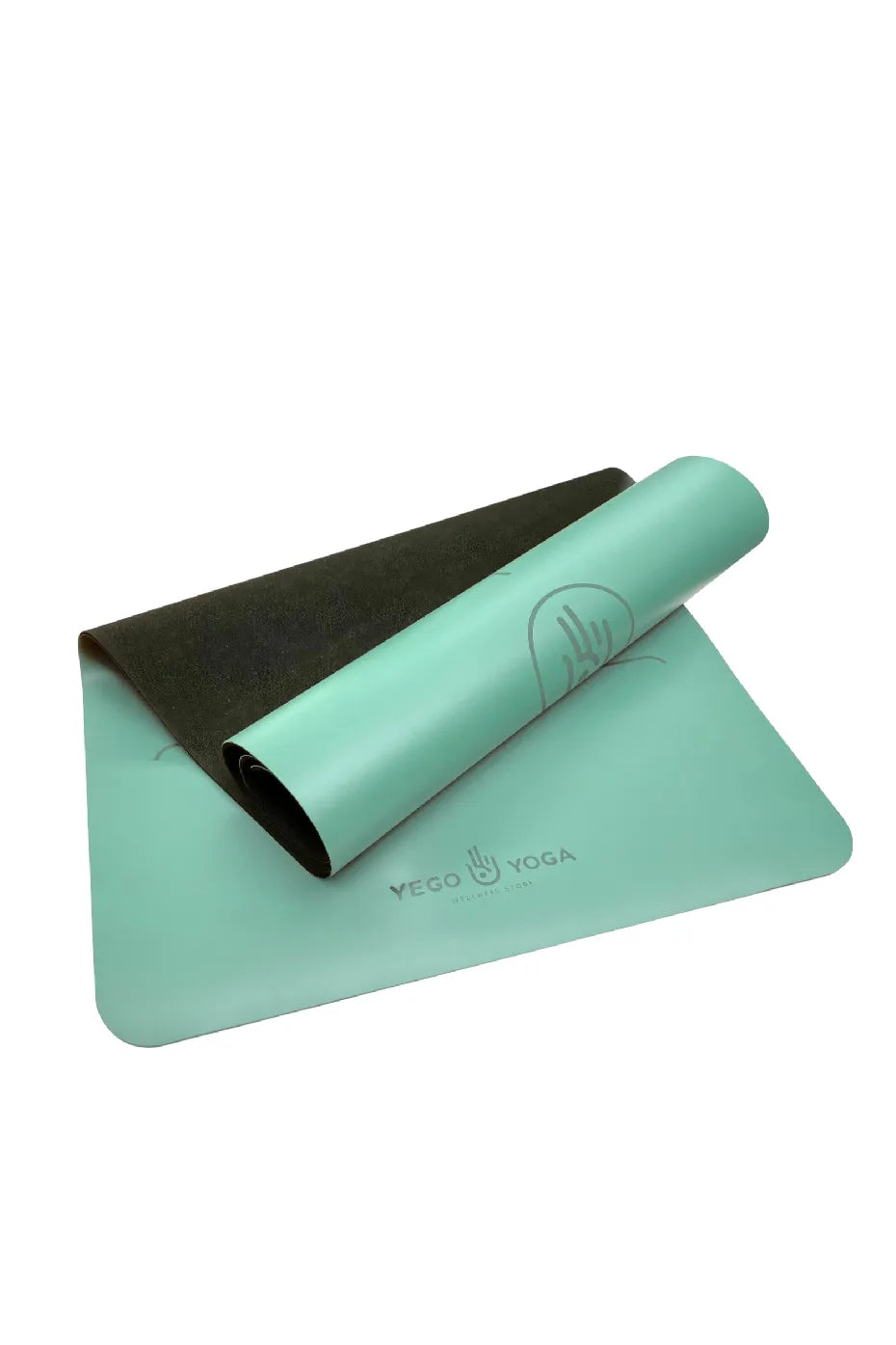 Tapete / Mat de Yoga con Alineación Menta