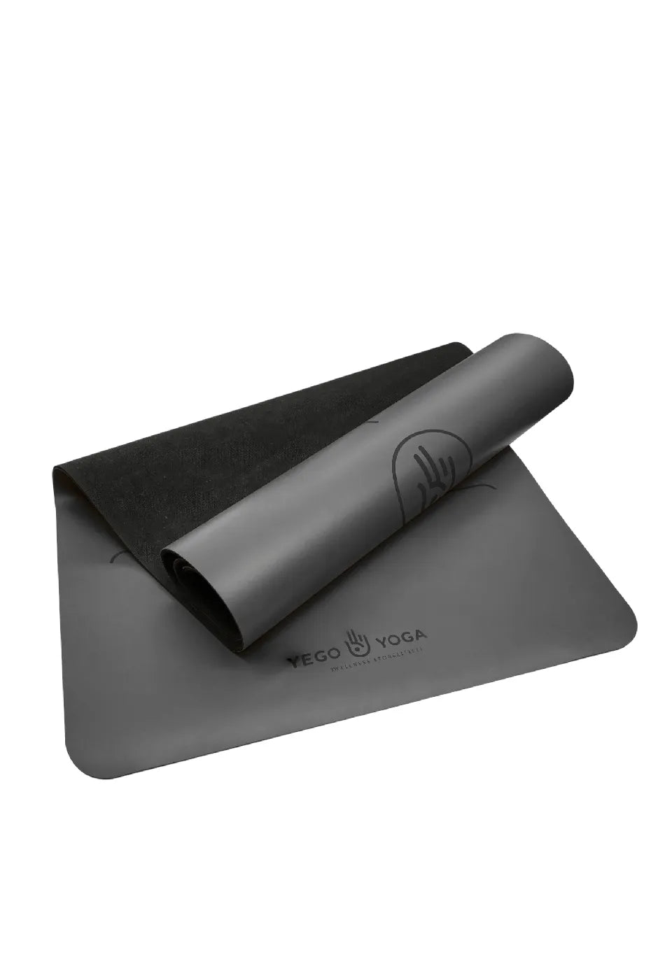 Tapete / Mat de Yoga con Alineación Negro