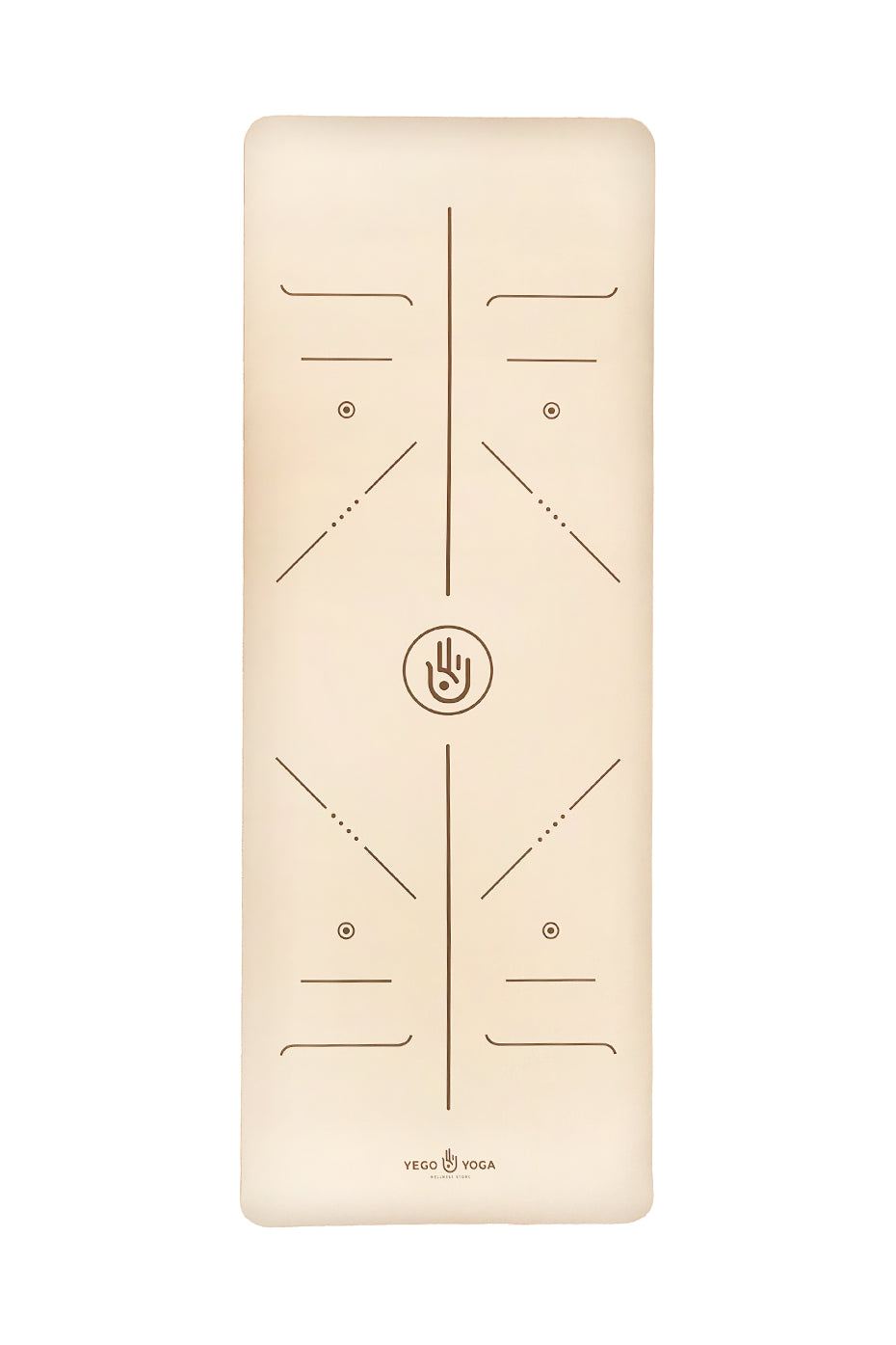 Tapete / Mat de Yoga con Alineación Arena