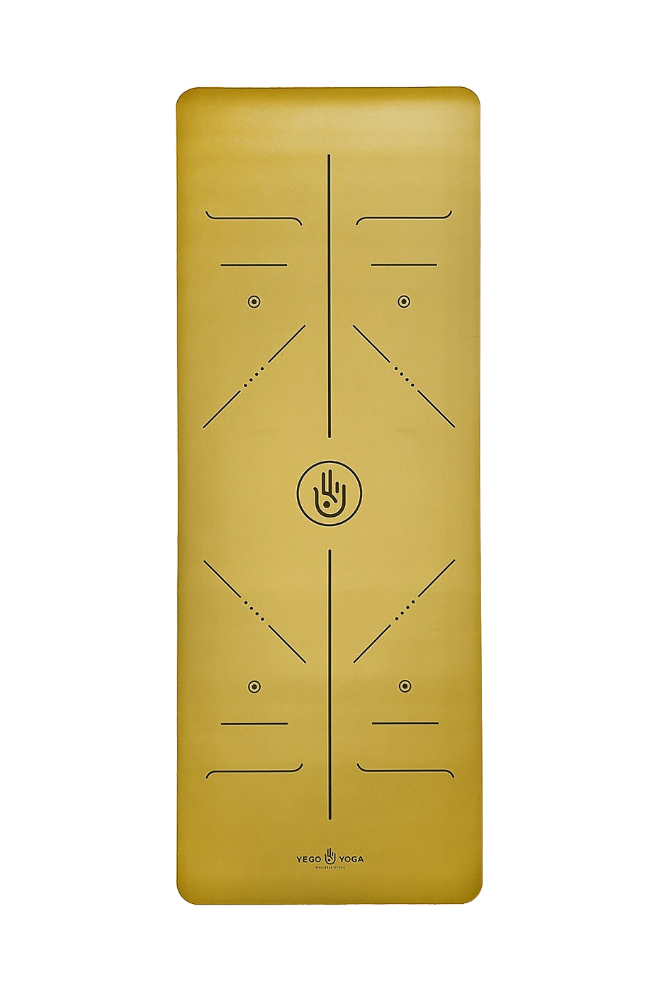 Tapete / Mat de Yoga con Alineación Bronce