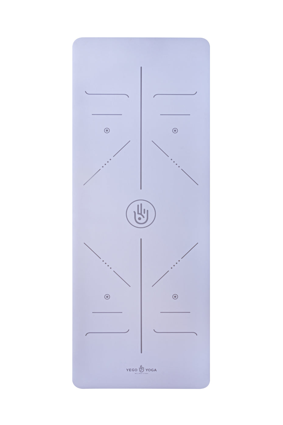 Tapete / Mat de Yoga con Alineación Lavanda