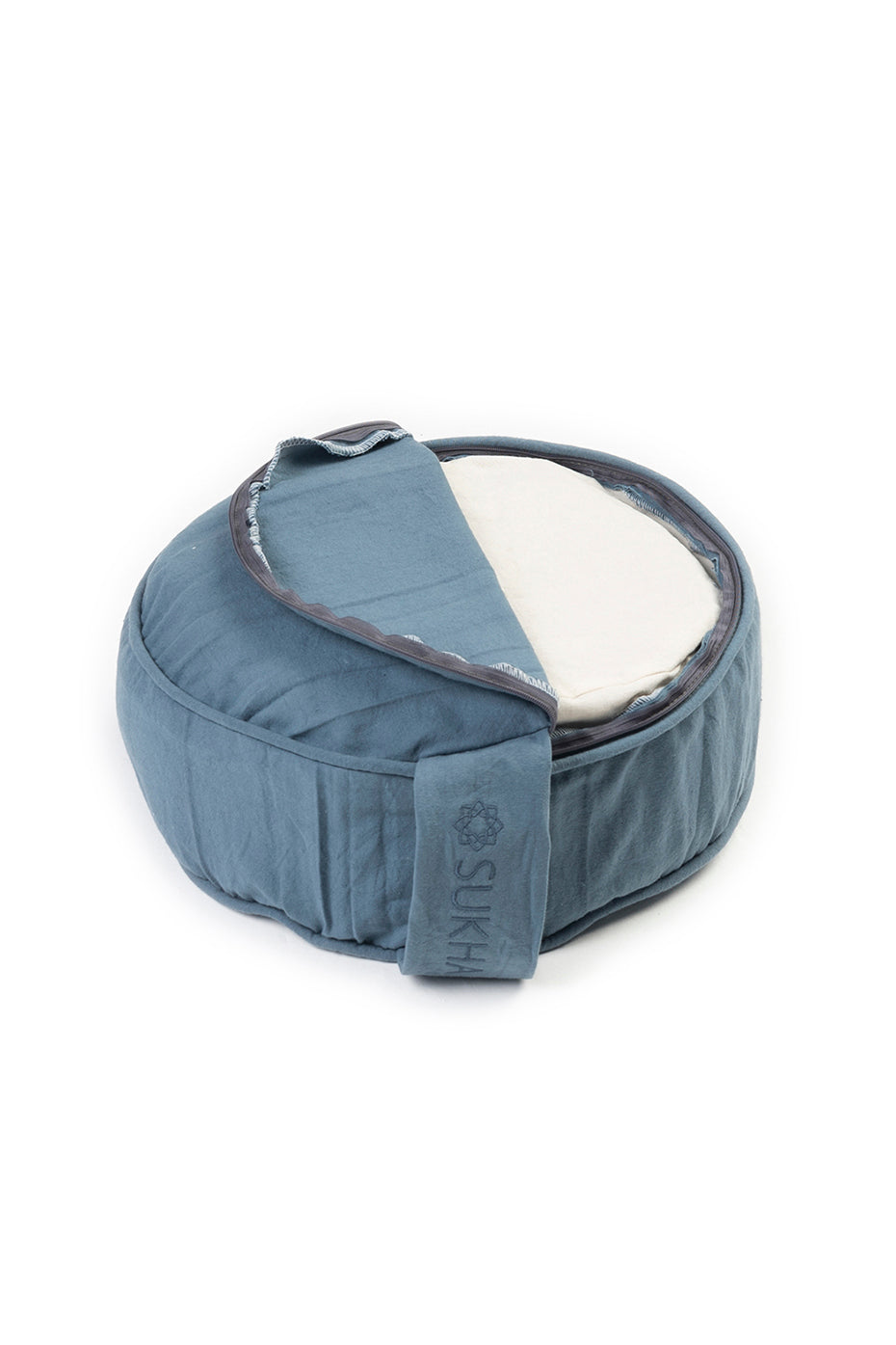Zafu para Yoga Azul Sukha