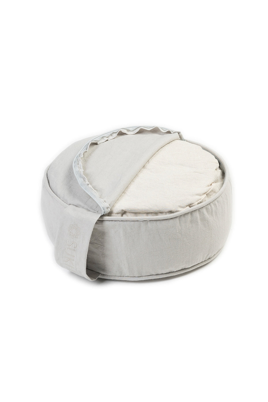 Zafu para Yoga Gris Perla Sukha