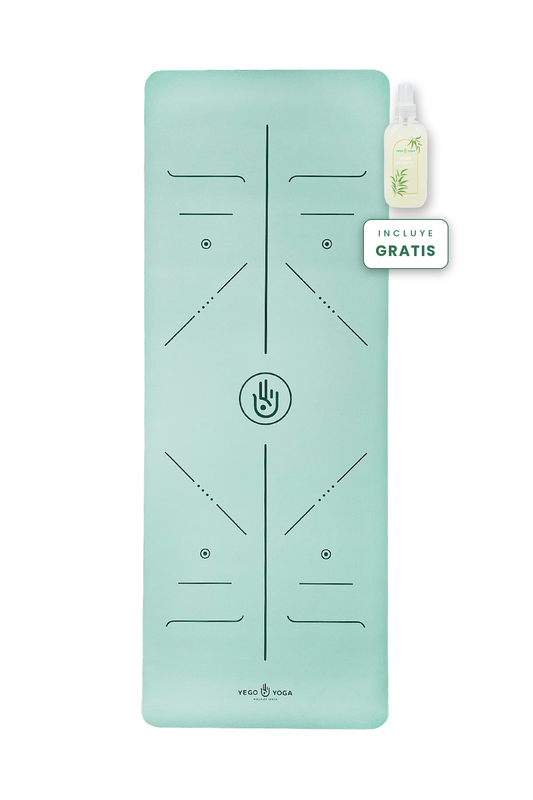Tapete / Mat de Yoga con Alineación Menta