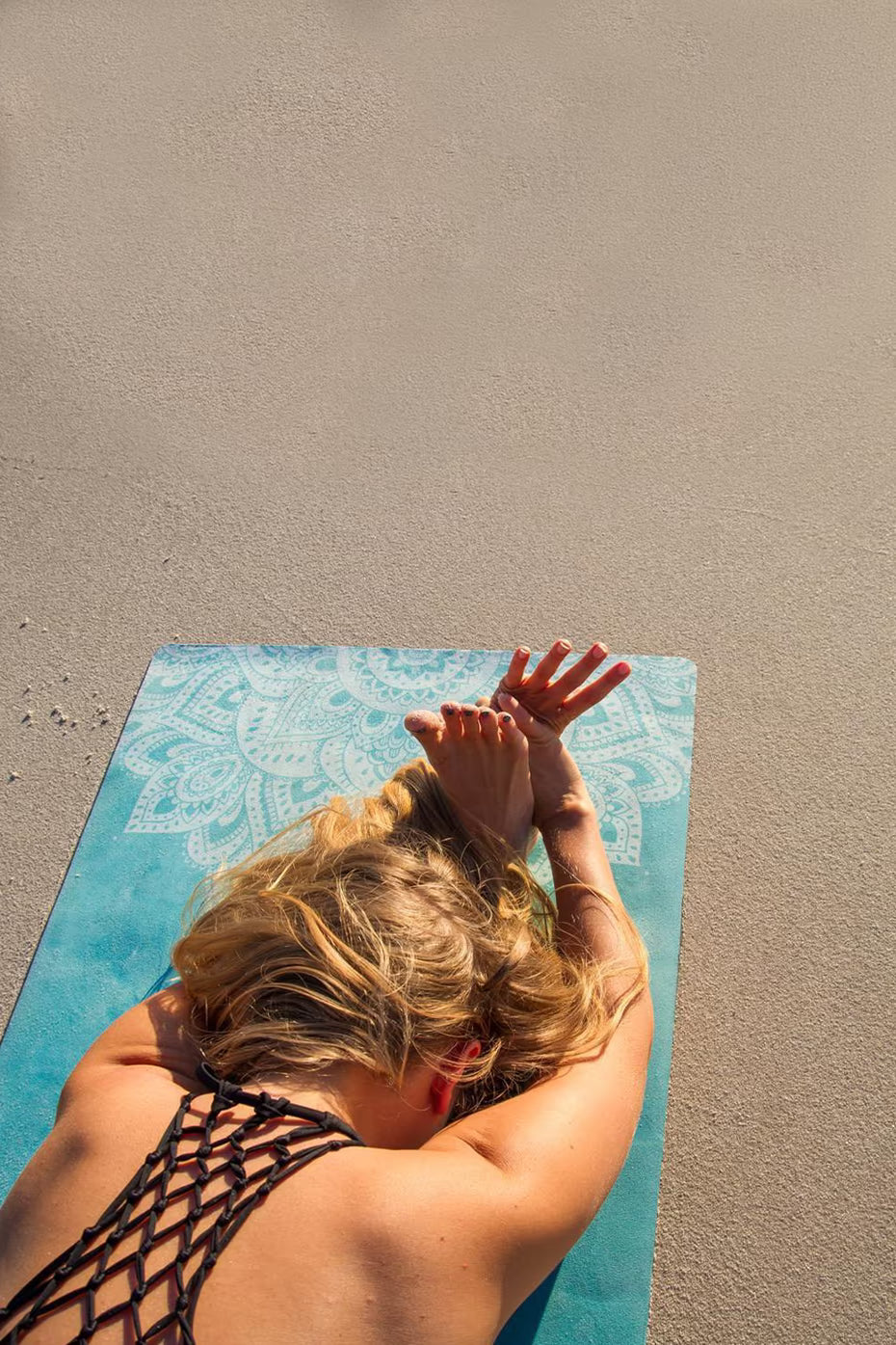 Tapete / Mat de Yoga Aqua con Mandala