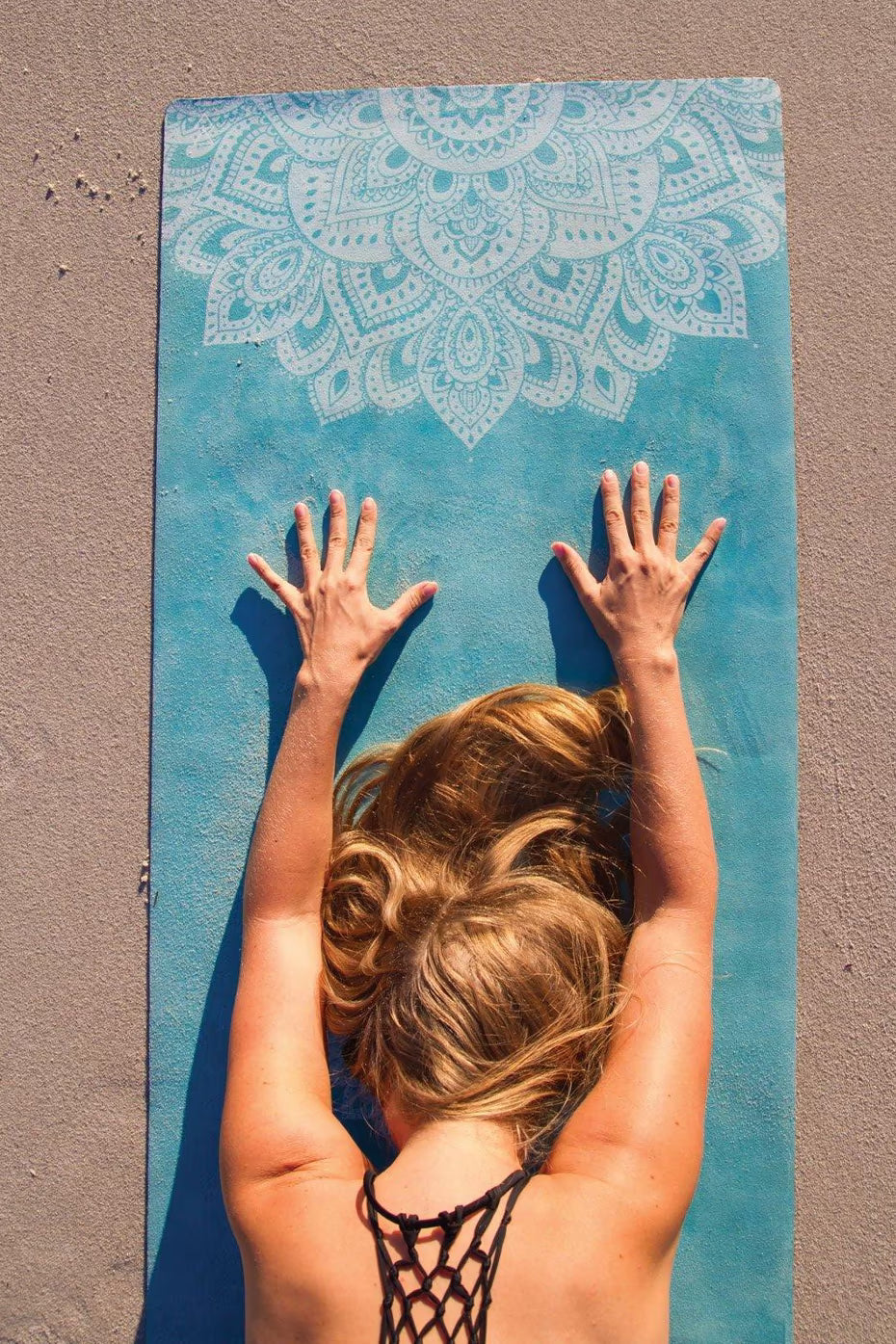 Tapete / Mat de Yoga Aqua con Mandala