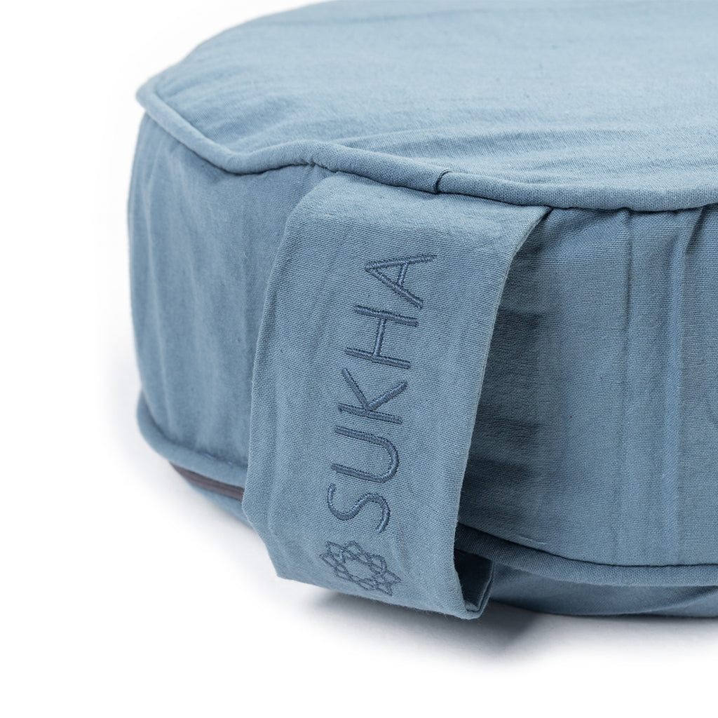 Zafu para Yoga Azul Sukha