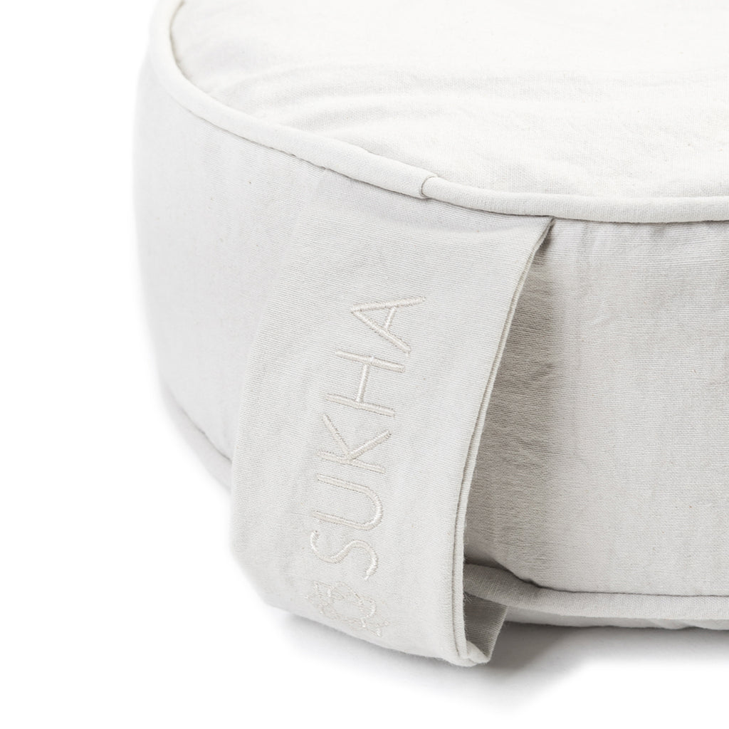 Zafu para Yoga Gris Perla Sukha